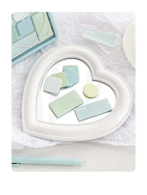 Planet Gates Blue Mood Mini Sticky Notes Set Faint Secret 210 Sheets 7 Color Memo Pad Adhesive Label Diary Planner Stickers Office School A7155