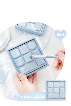 Planet Gates Blue Mood Mini Sticky Notes Set Faint Secret 210 Sheets 7 Color Memo Pad Adhesive Label Diary Planner Stickers Office School A7155
