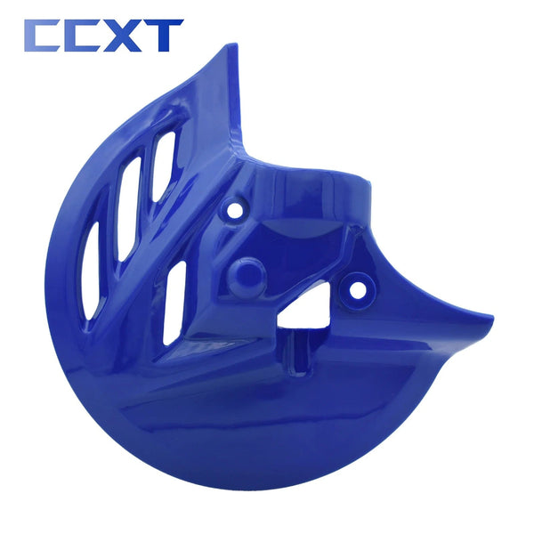 Planet Gates Blue Motorcycle Brake Disc Protection Cover Plastic Protective Cover For Honda CRF250R CRF450R CRF250RX CRF450RX CRF250X CRF450X Part