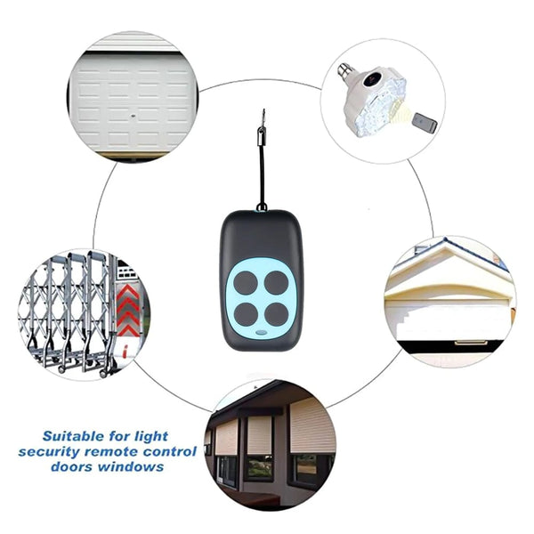 Planet Gates blue New 433mhz Universal Car Remote Control Key Smart Electric Garage Door Replacement Cloning Cloner Copy Remote