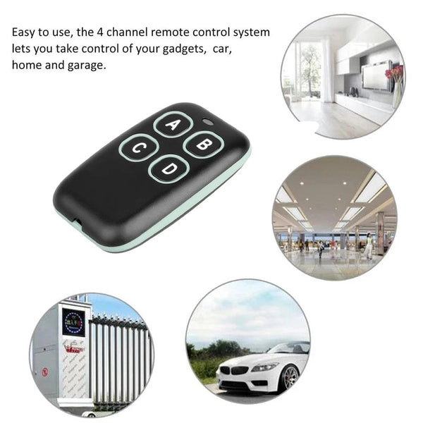 Planet Gates blue New 433mhz Universal Car Remote Control Key Smart Electric Garage Door Replacement Cloning Cloner Copy Remote