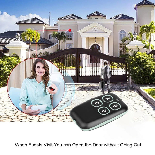 Planet Gates blue New 433mhz Universal Car Remote Control Key Smart Electric Garage Door Replacement Cloning Cloner Copy Remote