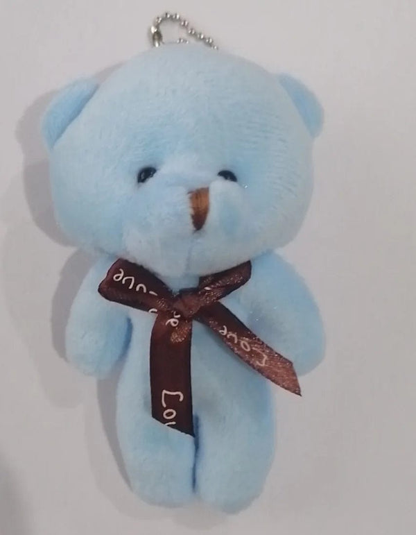 Planet Gates blue New Color Teddy Bear Dolls 12cm Soft Stuffed Animals Bear Plush Toy Pendent Cute Cute Girl Keychain Wedding Children Party Gifts