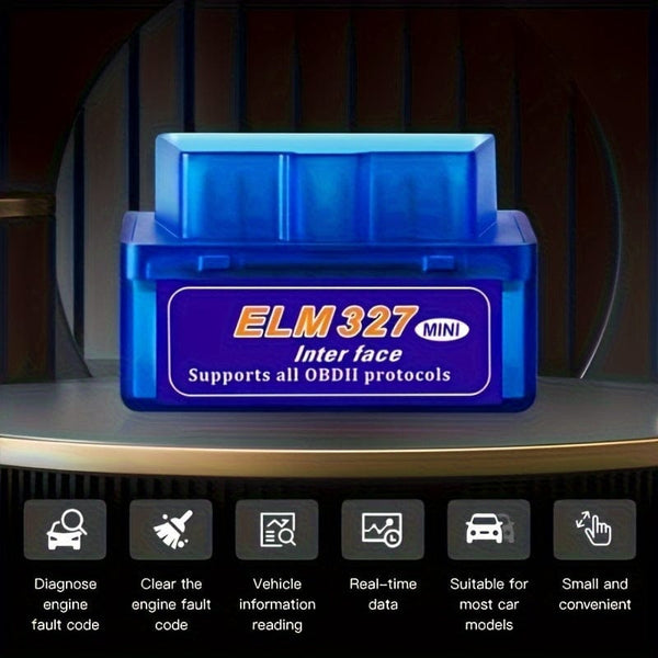 Planet Gates Blue OBD2 Diagnostic Interface Scanner Car Diagnostic Code Reader Tool