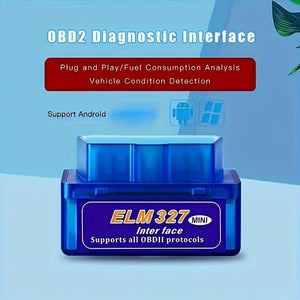 Planet Gates Blue OBD2 Diagnostic Interface Scanner Car Diagnostic Code Reader Tool