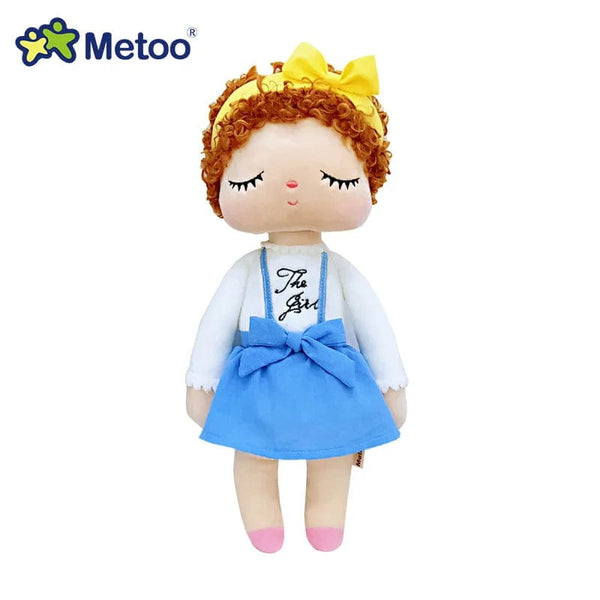 Planet Gates Blue Original Metoo Doll Full Series Angela Stuffed Doll Curls Angel Fruits Dress Up Wedding Plush Toys Baby Kids Gift