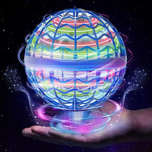 Planet Gates Blue Original Product Fly Ball Hover Ball LED Light Rotating Fly Ball Toy Flying Drone Ball 2023 Indoor and Outdoor Children's Gift