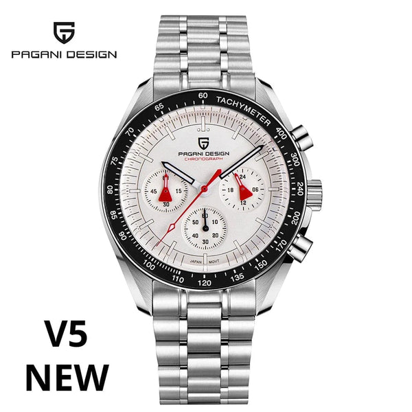 Planet Gates Blue PAGANI DESIGN 2024 New Men's Watches Top Luxury Quartz Watch For Men Auto Date Speed Chronograph AR Sapphire Mirror Wrist watch