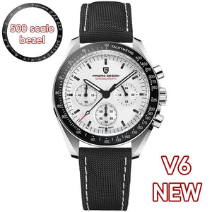 Planet Gates Blue PAGANI DESIGN 2024 New Men's Watches Top Luxury Quartz Watch For Men Auto Date Speed Chronograph AR Sapphire Mirror Wrist watch