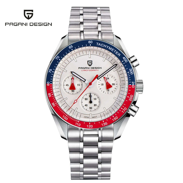 Planet Gates Blue PAGANI DESIGN 2024 New Men's Watches Top Luxury Quartz Watch For Men Auto Date Speed Chronograph AR Sapphire Mirror Wrist watch