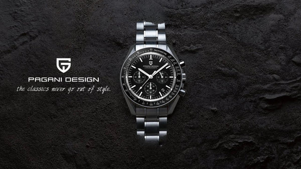 Planet Gates Blue PAGANI DESIGN 2024 New Men's Watches Top Luxury Quartz Watch For Men Auto Date Speed Chronograph AR Sapphire Mirror Wrist watch