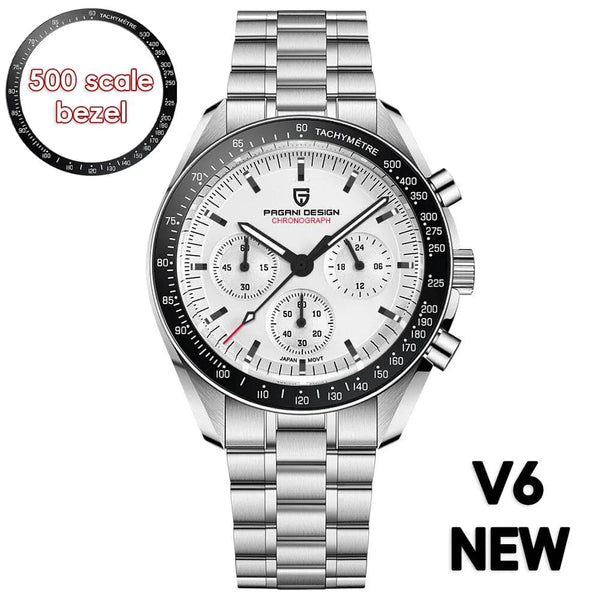 Planet Gates Blue PAGANI DESIGN 2024 New Men's Watches Top Luxury Quartz Watch For Men Auto Date Speed Chronograph AR Sapphire Mirror Wrist watch