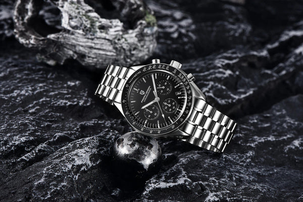 Planet Gates Blue PAGANI DESIGN 2024 New Men's Watches Top Luxury Quartz Watch For Men Auto Date Speed Chronograph AR Sapphire Mirror Wrist watch
