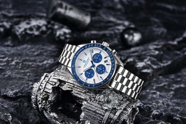 Planet Gates Blue PAGANI DESIGN 2024 New Men's Watches Top Luxury Quartz Watch For Men Auto Date Speed Chronograph AR Sapphire Mirror Wrist watch
