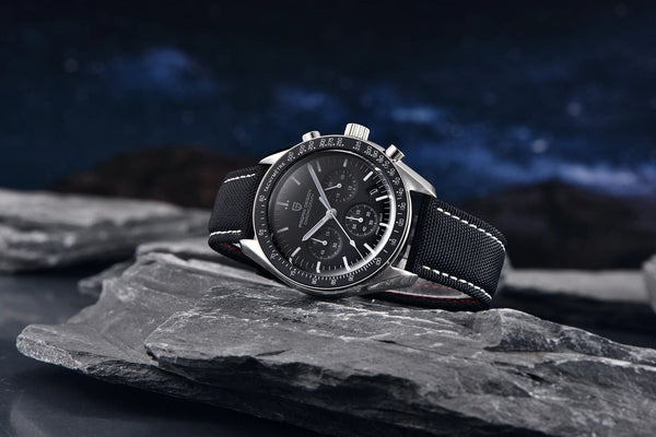 Planet Gates Blue PAGANI DESIGN 2024 New Men's Watches Top Luxury Quartz Watch For Men Auto Date Speed Chronograph AR Sapphire Mirror Wrist watch