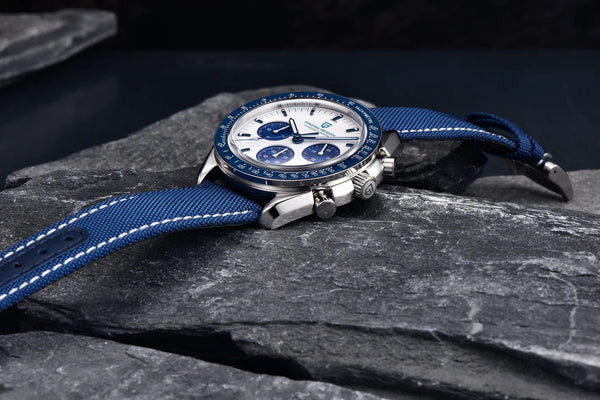 Planet Gates Blue PAGANI DESIGN 2024 New Men's Watches Top Luxury Quartz Watch For Men Auto Date Speed Chronograph AR Sapphire Mirror Wrist watch