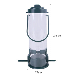 Planet Gates Blue Pet Bird Feeder Feed Station Hanging Garden Plastic Birds Food Dispenser Feeders Outdoor Tree Garden Decoration