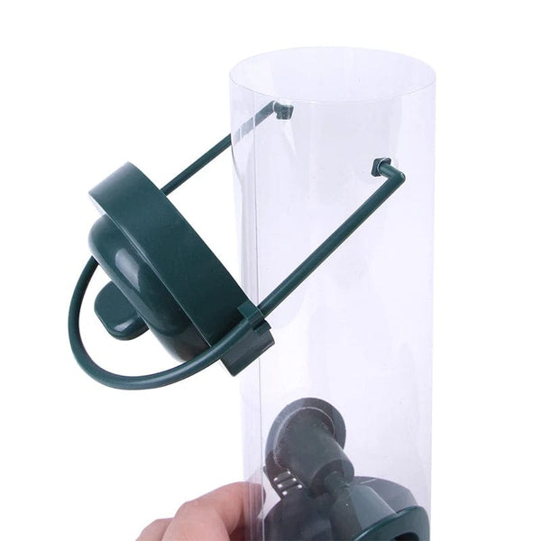 Planet Gates Blue Pet Bird Feeder Feed Station Hanging Garden Plastic Birds Food Dispenser Feeders Outdoor Tree Garden Decoration