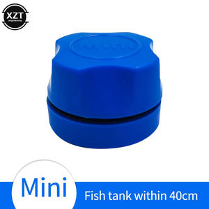 Planet Gates Blue Pet Fish Tank Brush Aquarium Accessories Cleaning Tools Magnetic Aquarium Tank Clean Glass Window Algae Scraper Cleaner Scrubber