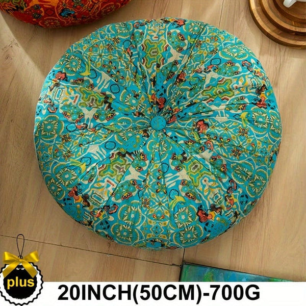 Planet Gates Blue PLUS:20INCH(50cm) 1pc Bohemian French Moroccan Sofa Pillow Floor Pillow Meditation Pillow Nordic Pillow Bed Sofa Couch Cushion Home Decor