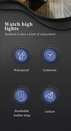 Planet Gates blue pointer OPK Brand Steel Belt Dual Calendar Men's Quartz Watch 6003