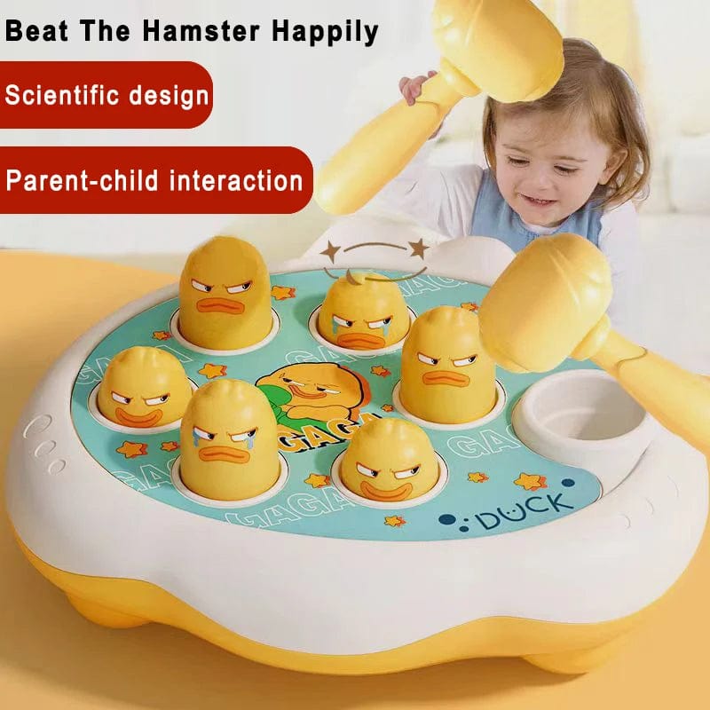 Planet Gates Blue rabbit no box Duck/Frog/Pig Baby Toy Montessori Learning Game Educational Puzzle Gift For Toddler Boy/Girl Whack-a-mole Fidget toy With Hammer