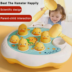 Planet Gates Blue rabbit no box Duck/Frog/Pig Baby Toy Montessori Learning Game Educational Puzzle Gift For Toddler Boy/Girl Whack-a-mole Fidget toy With Hammer