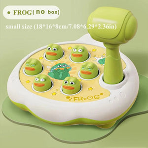 Planet Gates Blue rabbit no box Duck/Frog/Pig Baby Toy Montessori Learning Game Educational Puzzle Gift For Toddler Boy/Girl Whack-a-mole Fidget toy With Hammer