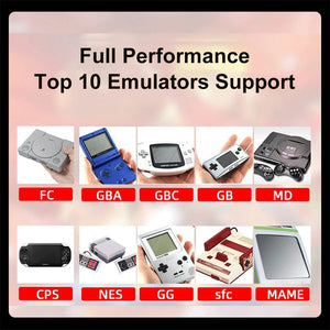 Planet Gates Blue red GAMINJA X7 4.3inch Handheld Game Console IPS Screen Video Game Player HD Game Console Built-in 10000 Games For GBA GBC NES GBC