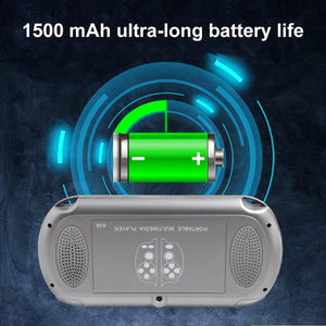 Planet Gates Blue red GAMINJA X7 4.3inch Handheld Game Console IPS Screen Video Game Player HD Game Console Built-in 10000 Games For GBA GBC NES GBC