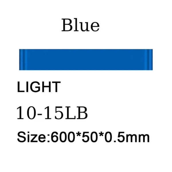 Planet Gates Blue Resistance Loop Exercise Band Exercise Bands for Home Fitness Stretching Strength Training Physical Therapy Elastic Workout Band