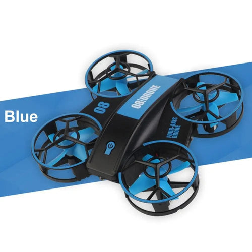 Planet Gates Blue RH-821 08 Drone Mini Quadcopter Lighting UFO Drone Fixed Altitude Remote Control Aircraft Children Toys Drop Shipping