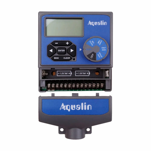 Planet Gates blue / Russian Federation 8 Stations Garden Automatic Irrigation DC 3V Input Controller Water Timer Watering System Used with 9-12 V DC Valve  #10467