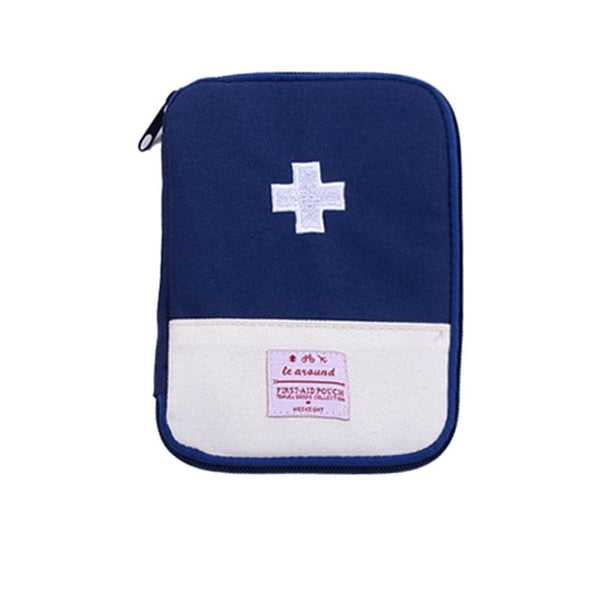 Planet Gates Blue / s-15*10.5*10.5cm Stay Prepared On-the-Go: Cute Mini Portable Car Medicine Bag