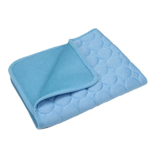 Planet Gates Blue / S 50x40cm Pet Cooling Mat Summer Pet Cold Bed Extra Large For Small Big Dogs Pet Accessories Cat Durable Blanket Sofa Cat Ice Pad Blanket