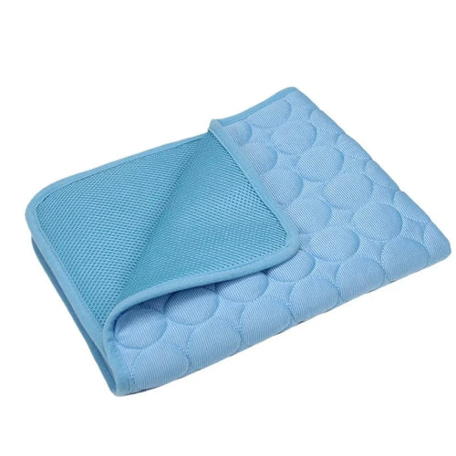 Planet Gates Blue / S 50x40cm Pet Cooling Mat Summer Pet Cold Bed Extra Large For Small Big Dogs Pet Accessories Cat Durable Blanket Sofa Cat Ice Pad Blanket