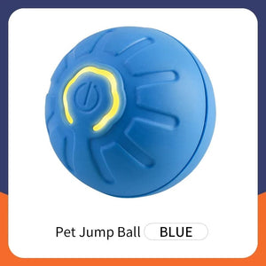 Planet Gates Blue Smart Dog Toy Ball Electronic Interactive Pet Toy Moving Ball USB Automatic Moving Bouncing for Puppy Birthday Gift Cat Product