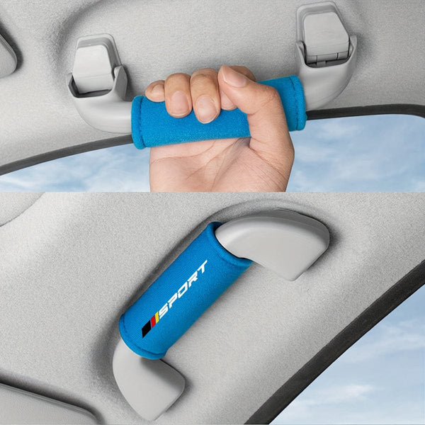 Planet Gates Blue / SPORT-DE 1pc Fluff Car Roof Door Handle Protector Car Armrest Cover For Audi For BMW For Mercedes Benz For VW For Toyota