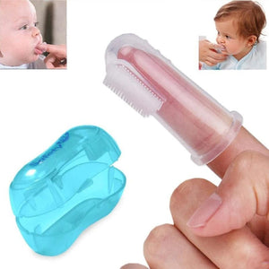 Planet Gates blue Super Soft Pet Finger Toothbrush Teddy Dog Brush Bad Breath Tartar Teeth Care Tool Dog Cat Cleaning Silicagel Pet Supplies
