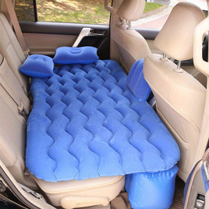 Planet Gates Blue Upgrade Your Car With A Multifunctional Inflatable Bed & Sofa Pillow - Perfect For Camping & Travel!