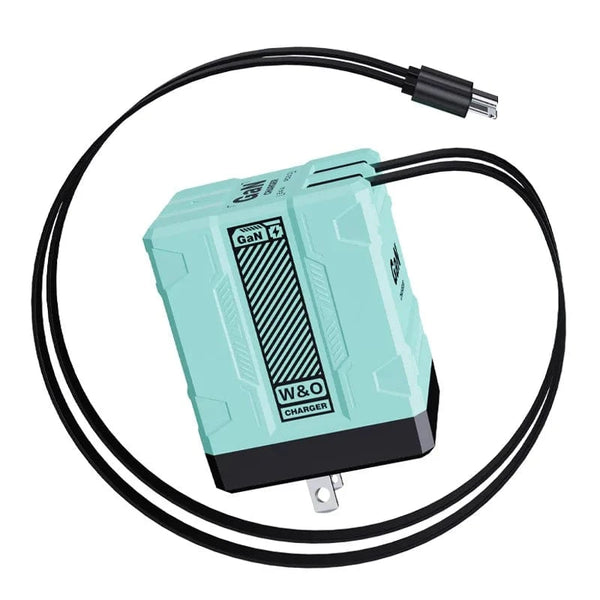 Planet Gates Blue-US Plug Total 20W USB C Charger GaN Fast Charging Wall Charger For iPhone Samsung Xiaomi Quick Charge EU/US Plug Phone Charger Adapter