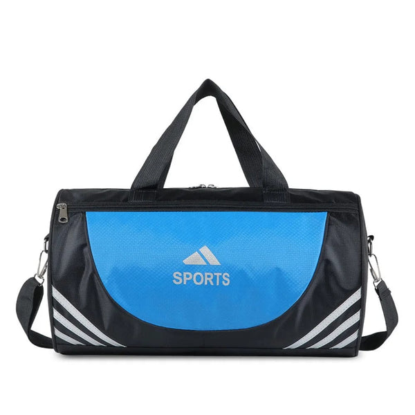 Planet Gates Blue Waterproof Nylon Gym Bags Outdoor Yoga Sports Training Handbag Men Women Fitness Travel Storage Crossbody Sport Bags