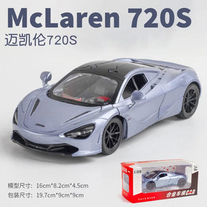 Planet Gates Blue With box 1:32 Mclaren 720S Model Alloy Sports Car Limited Edition Metal Car Model Collection Toy Car Children's Birthday Gift A285