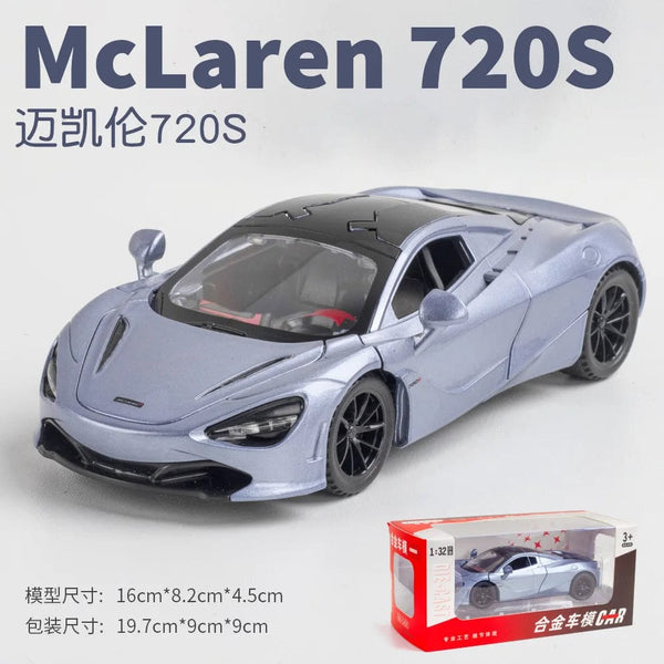 Planet Gates Blue With box 1:32 Mclaren 720S Model Alloy Sports Car Limited Edition Metal Car Model Collection Toy Car Children's Birthday Gift A285