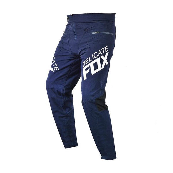 Planet Gates Blue / XL(36) Delicate Fox Flexair Mach MTB Pants MX Motocross Motorcycle Bicycle Off Road Dirt Bike BMX DH Enduro Mountain Downhill Racing