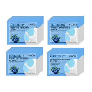 Planet Gates Blueberry 20 Pairs Collagen Under Eye Patches Moisturizing Dark Circles Eyes Care Masks Puffy Eyes