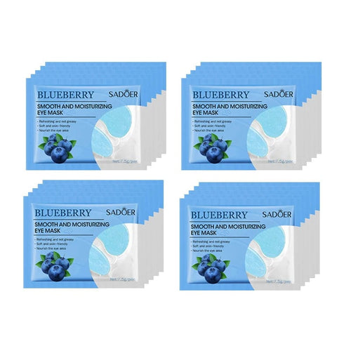 Planet Gates Blueberry 20 Pairs Collagen Under Eye Patches Moisturizing Dark Circles Eyes Care Masks Puffy Eyes