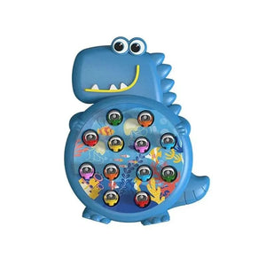 Planet Gates bluedinosaur Children's Electric Fishing Toy Set Magnetic Fishing Rod Kids Baby Kitten Fishing Educational Toy Halloween Birthday Gift Toy Se