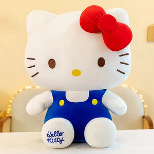 Planet Gates bluekt / 45cm Sanrio Hello Kitty Kuromi Melody Stuffed Toys Cute Plush Cinnamoroll Toys Kawaii Baby Christmas Gifts Children Dolls For Girl