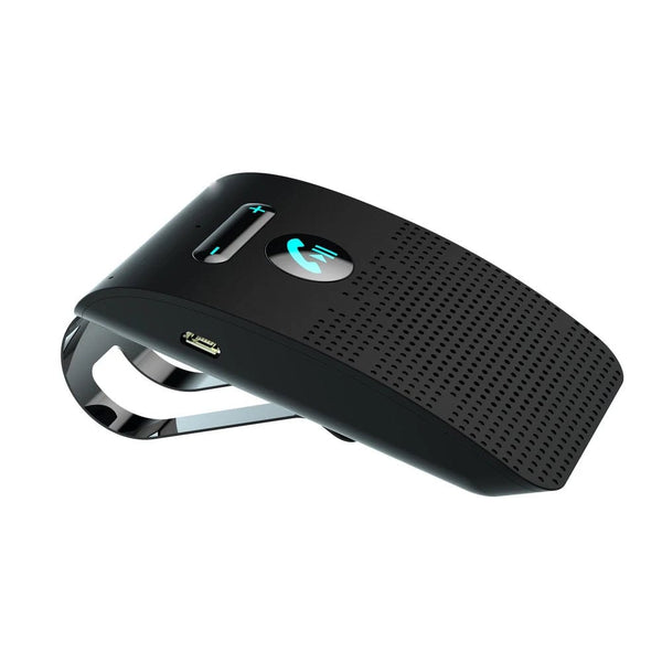 Planet Gates Bluetooth 5.0 Handsfree Car Kit Hifi Speaker 2W Wireless Audio Receiver MP3 Music Player Noise Cancelling Sun Visor Clip